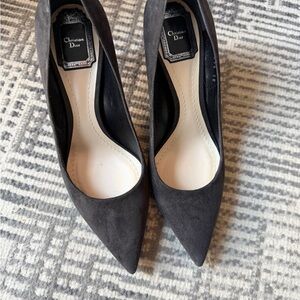 Dior Black Suede Women's Heels